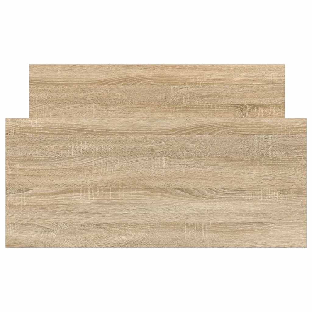 Sonoma Oak Bed Frame 90x200 cm - Stylish Engineered Wood Design