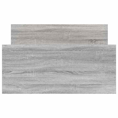 Stylish Grey Sonoma Bed Frame 90x200 cm - Durable Engineered Wood