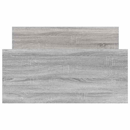 Grey Sonoma Small Single Bed Frame 75x190cm - Engineered Wood