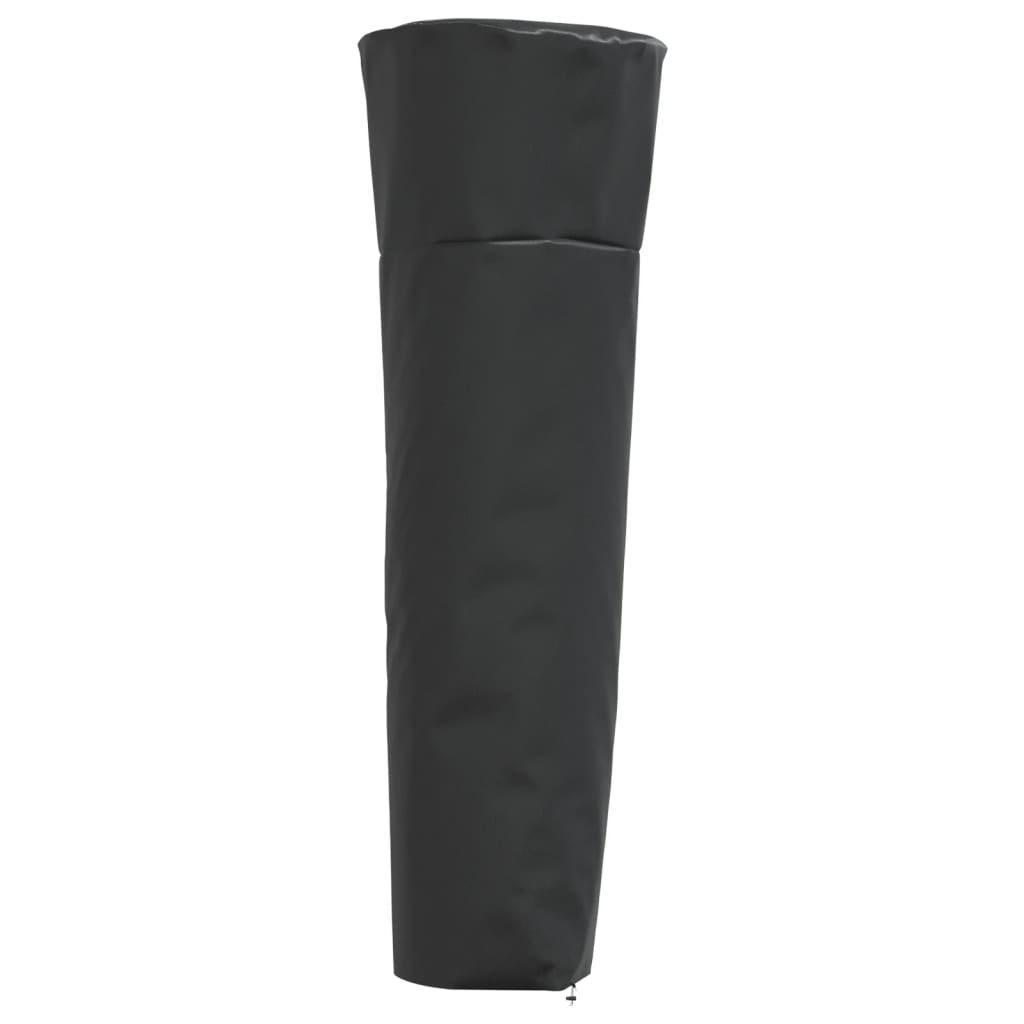 Black Pyramid Heater Cover 86x47x241 cm - Durable 420D Oxford