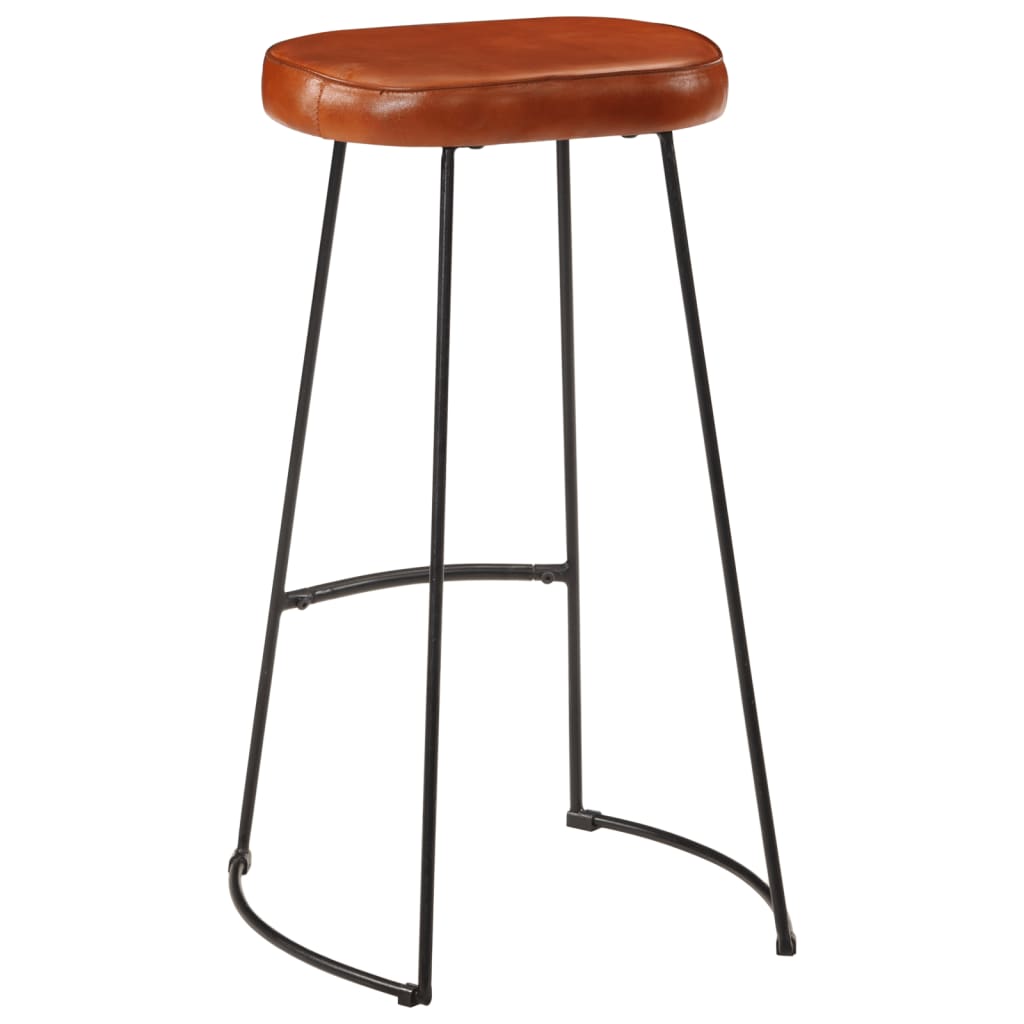 Gavin Bar Stools Set of 2 - Grey Fabric, 44x37.5x78 cm