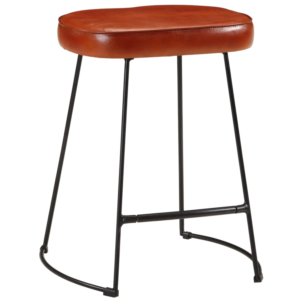 Dark Brown Bar Stools - Set of 2, 40x29.5x53 cm, Stylish & Durable
