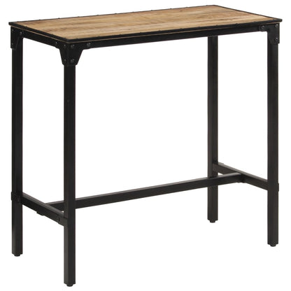 Solid Mango Wood Bar Table 110x55x107 cm - Rustic Elegance
