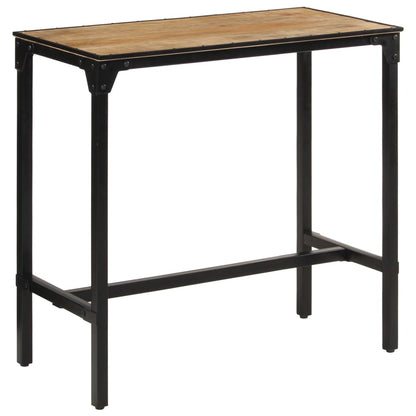 Solid Mango Wood Bar Table 110x55x107 cm - Rustic Elegance