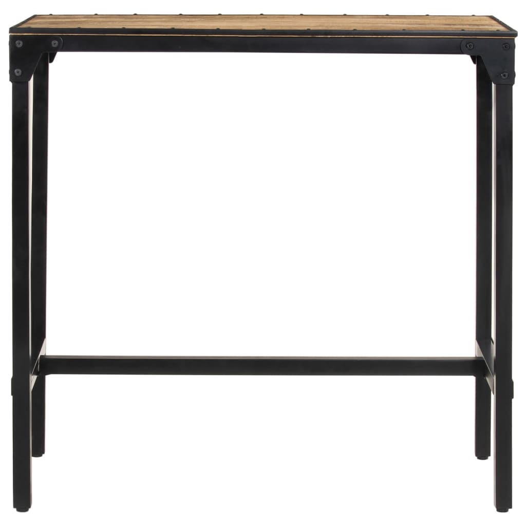 Solid Mango Wood Bar Table 110x55x107 cm - Rustic Elegance