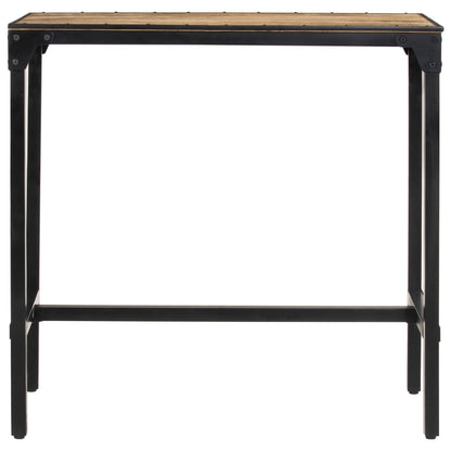 Solid Mango Wood Bar Table 110x55x107 cm - Rustic Elegance