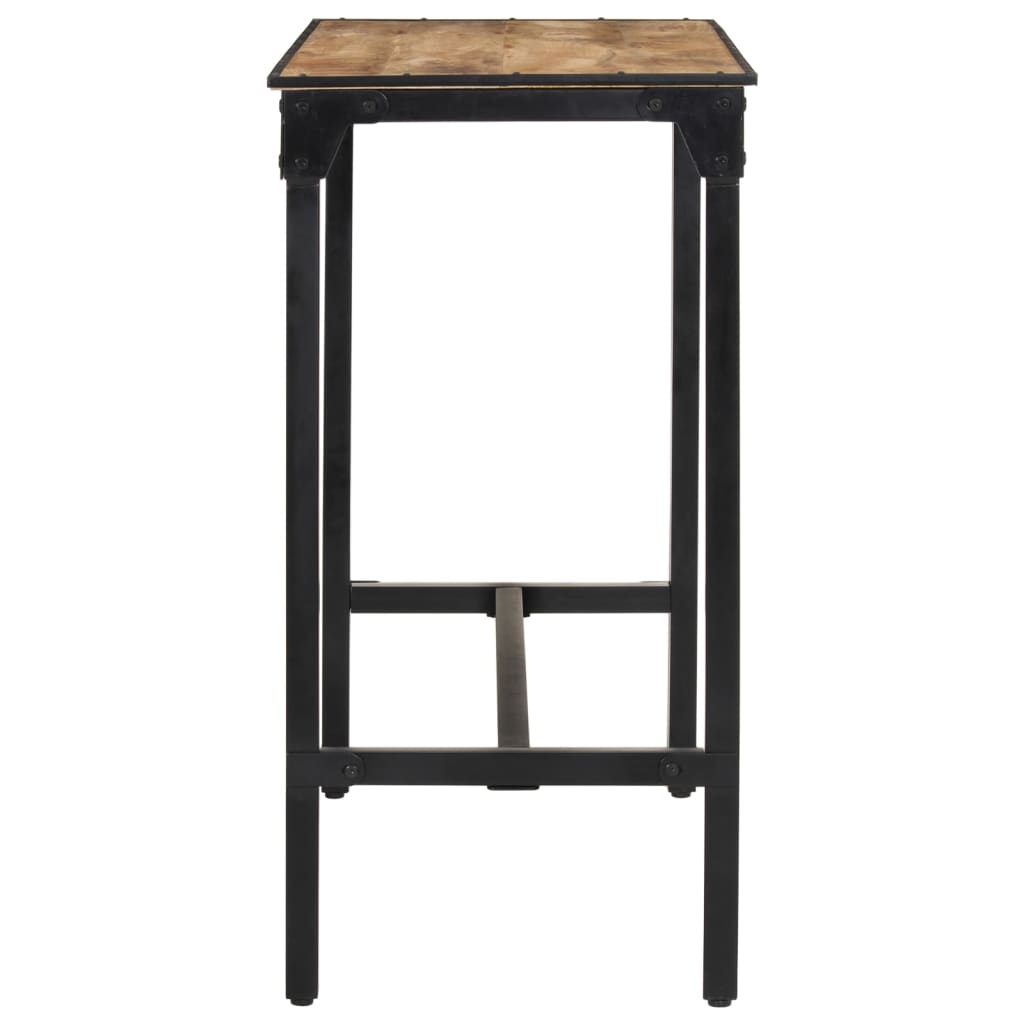 Solid Mango Wood Bar Table 110x55x107 cm - Rustic Elegance