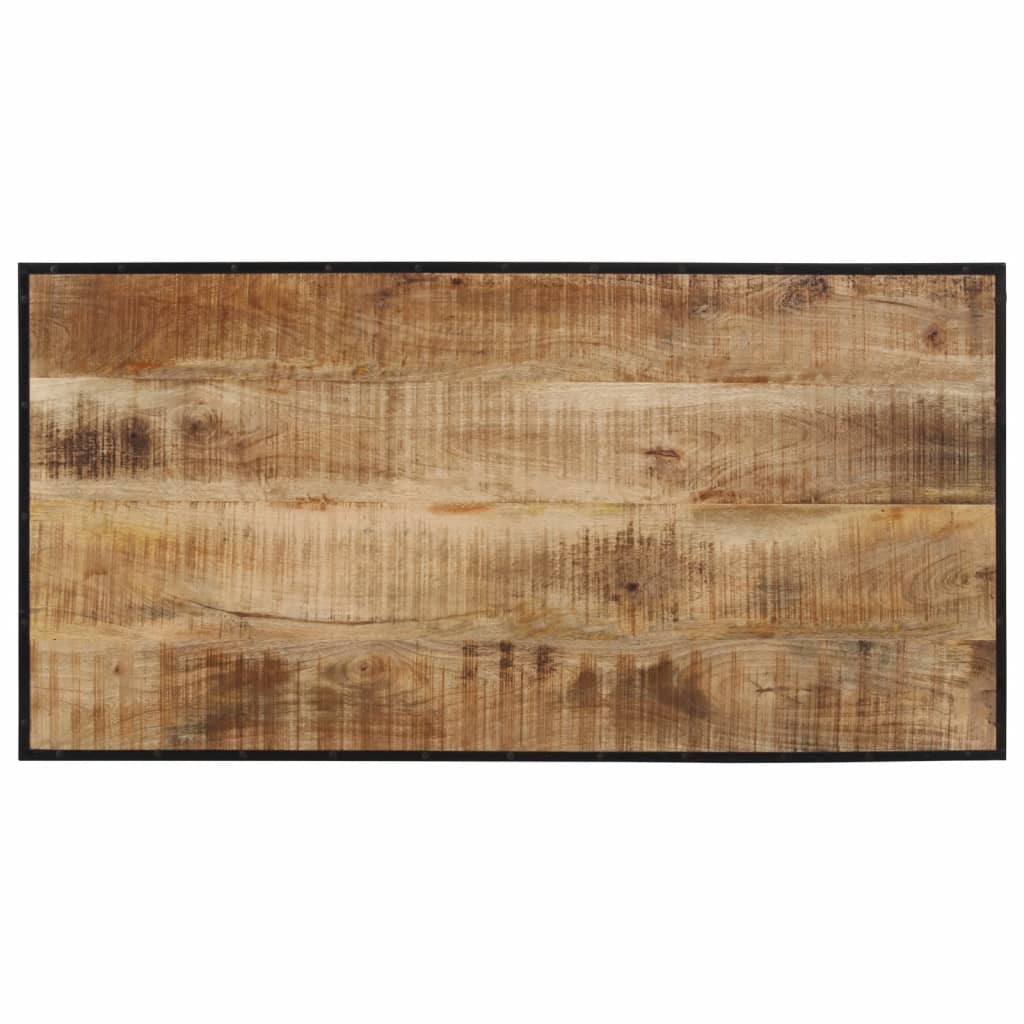 Solid Mango Wood Bar Table 110x55x107 cm - Rustic Elegance