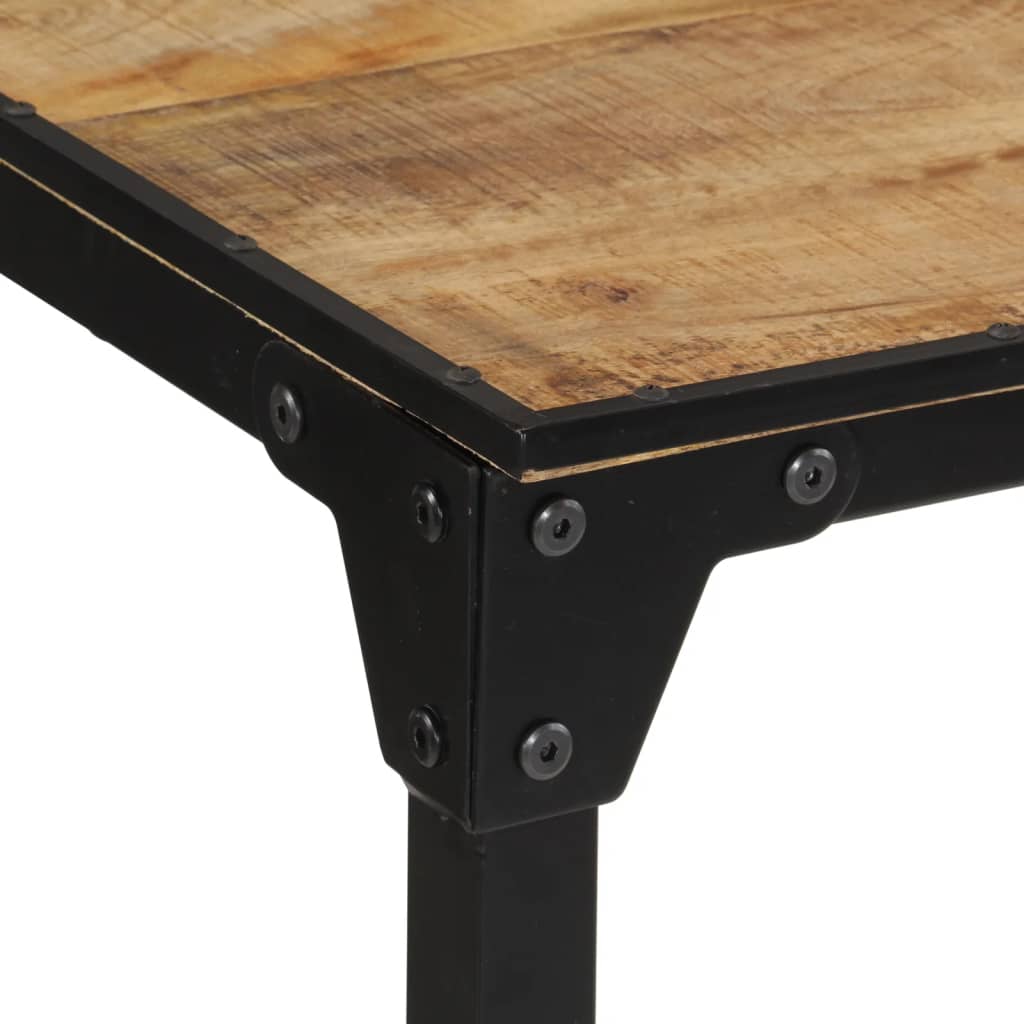 Solid Mango Wood Bar Table 110x55x107 cm - Rustic Elegance