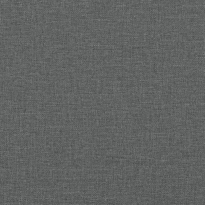Dark Grey Fabric Dining Bench - Steel Frame, 248x32x45 cm