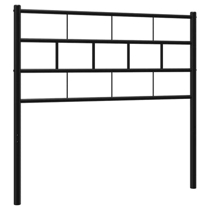 Elegant Black Metal Headboard, 100 cm - Stylish Bedroom Upgrade