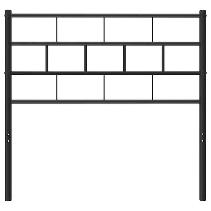 Elegant Black Metal Headboard, 100 cm - Stylish Bedroom Upgrade