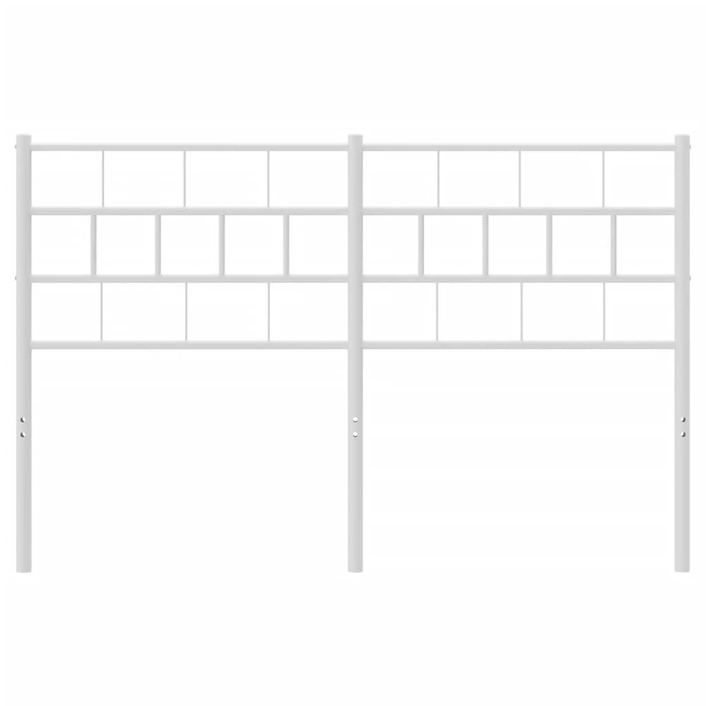 Elegant White Metal Headboard - 120 cm for Stylish Bedrooms
