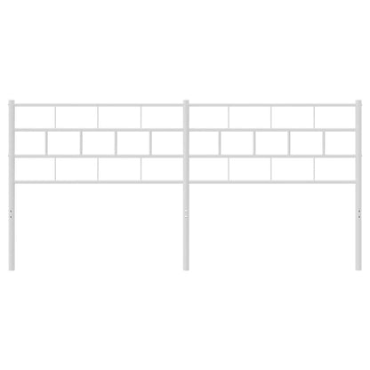 Elegant White Metal Headboard - 180 cm for Stylish Bedrooms