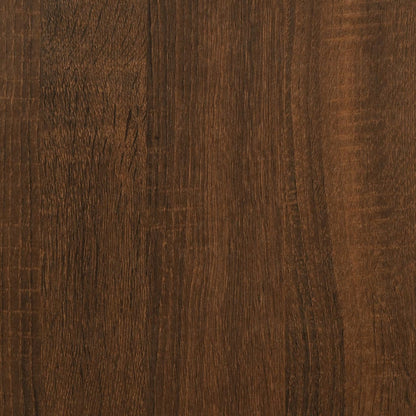 Stylish Brown Oak Desk 139x139x75 cm - Engineered Wood