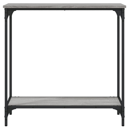 Grey Sonoma Console Table 75x30.5x75 cm - Engineered Wood