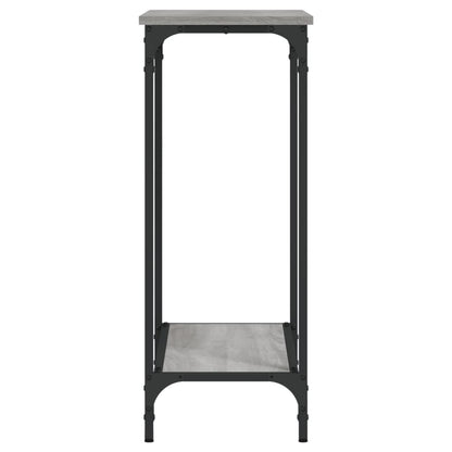 Grey Sonoma Console Table 75x30.5x75 cm - Engineered Wood
