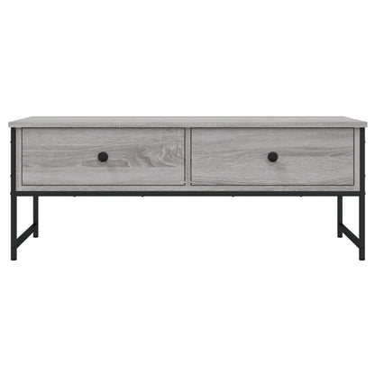 Coffee Table Grey Sonoma 101x49x39.5 cm Engineered Wood