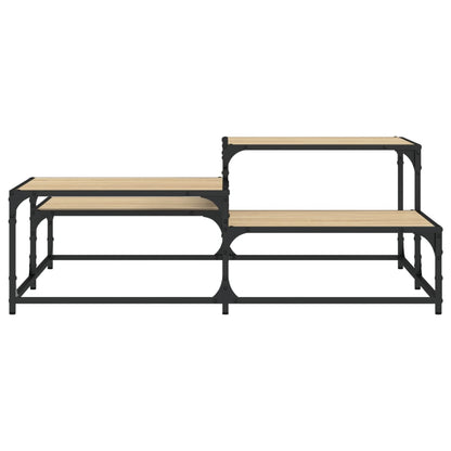 Coffee Table Sonoma Oak 107x107x40 cm Engineered Wood