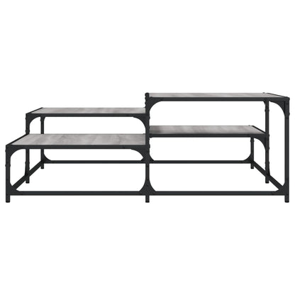 Coffee Table Grey Sonoma 107x107x40 cm Engineered Wood