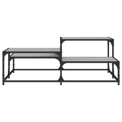 Coffee Table Grey Sonoma 107x107x40 cm Engineered Wood