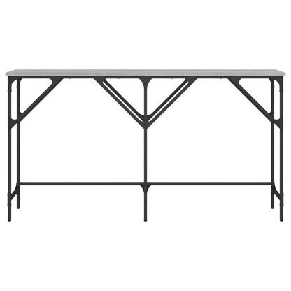 Grey Sonoma Console Table 140x29x75 cm – Engineered Wood Design