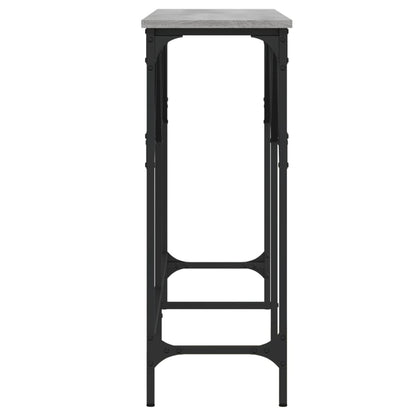 Grey Sonoma Console Table 140x29x75 cm – Engineered Wood Design