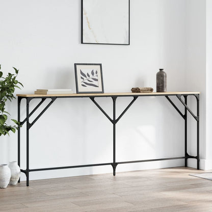 Sonoma Oak Console Table 180x23x75 cm - Stylish Engineered Wood