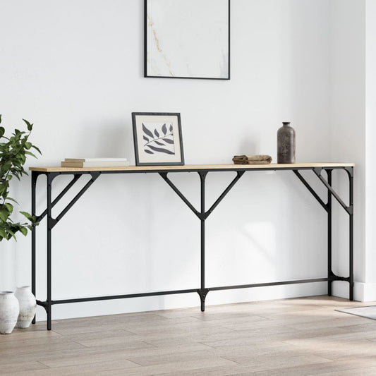 Sonoma Oak Console Table 180x23x75 cm - Stylish Engineered Wood