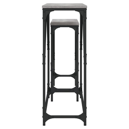 Grey Sonoma Nesting Console Tables Set of 2 - Engineered Wood