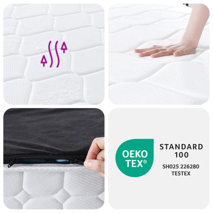 Pocket Spring Mattress Medium Firm 90x190 cm Single Size