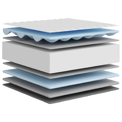 Foam Mattress Medium Soft 90x190 cm Single Size