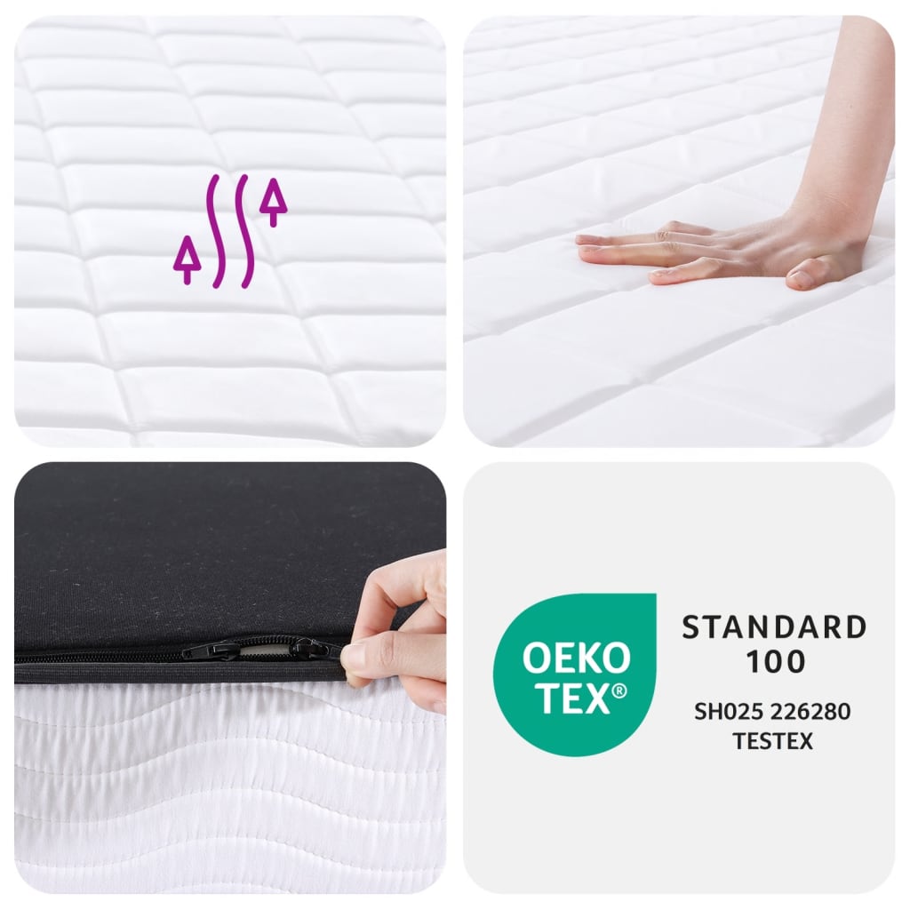 Foam Mattress Medium Soft 90x190 cm Single Size
