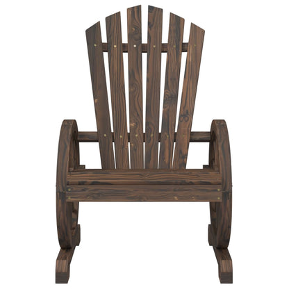 4 Pc Solid Fir Wood Garden Adirondack Chairs - Durable & Stylish