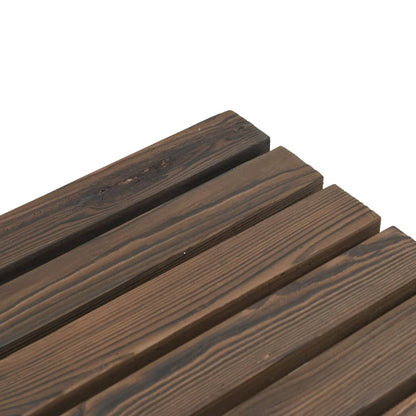 Garden Footstools 2 pcs Solid Wood Fir
