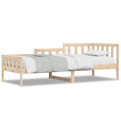 Solid Pine Day Bed Frame, No Mattress, 80x200 cm