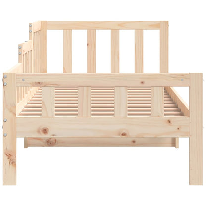 Solid Pine Day Bed Frame, No Mattress, 80x200 cm