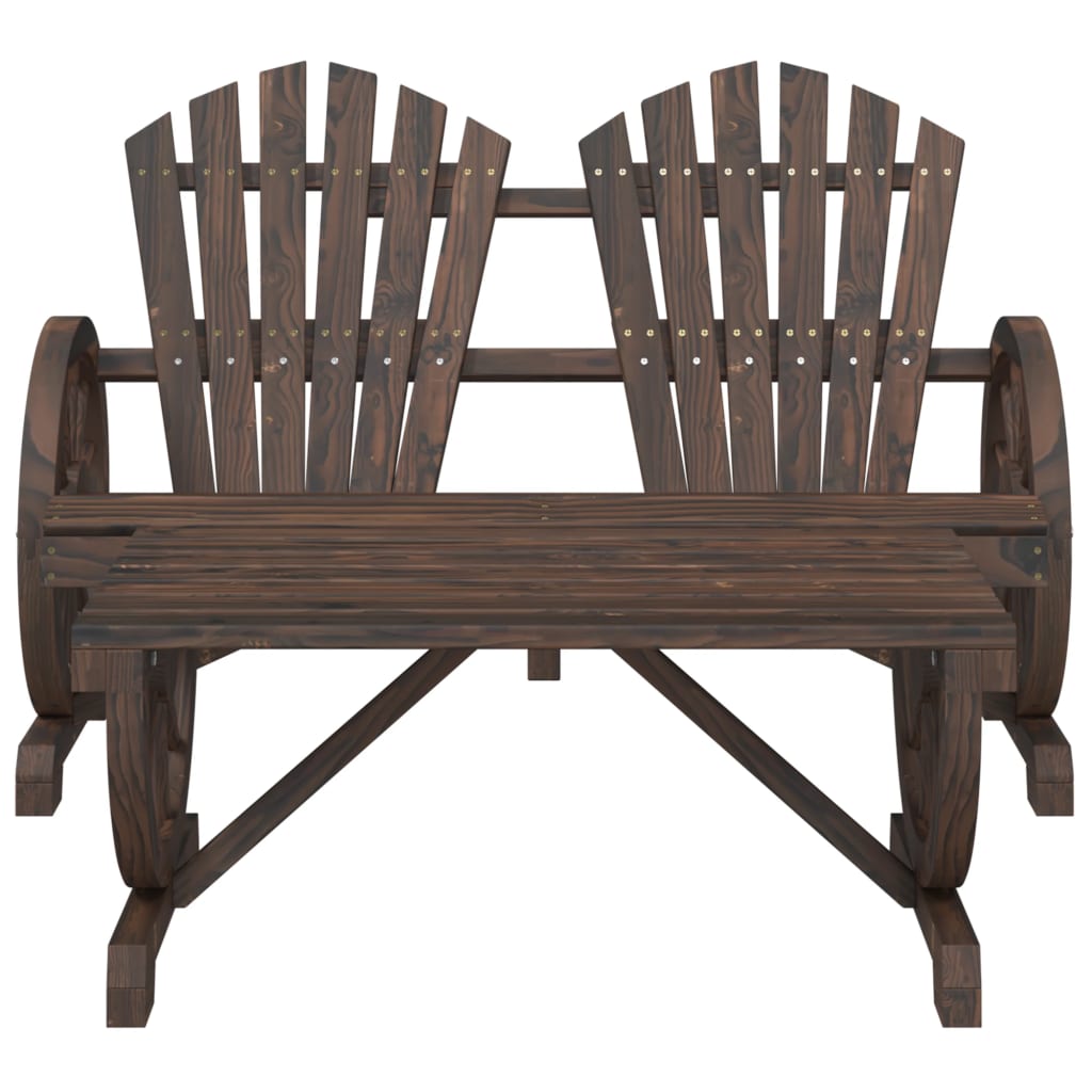 Solid Wood Fir 2-Piece Garden Lounge Set - Stylish & Durable
