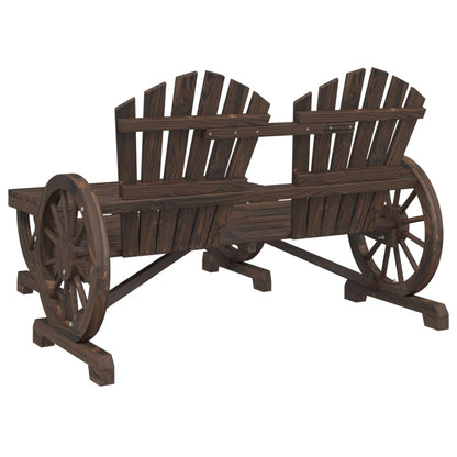 Solid Wood Fir 2-Piece Garden Lounge Set - Stylish & Durable