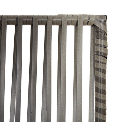 Stylish Grey Poly Rattan 4-Panel Room Divider for Modern Spaces