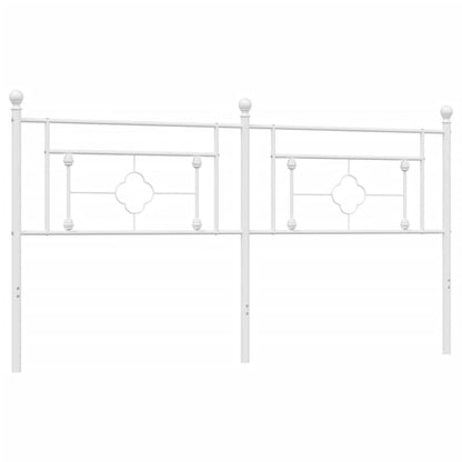 Elegant White Metal Headboard - 180 cm Premium Design