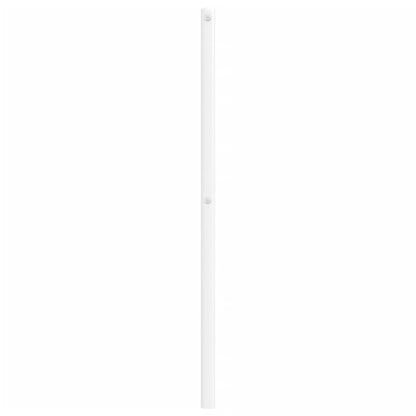 Sleek White Metal Headboard - 160 cm Durable Design