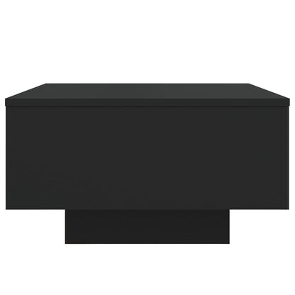 Coffee Table Black 55x55x31 cm Engineered Wood