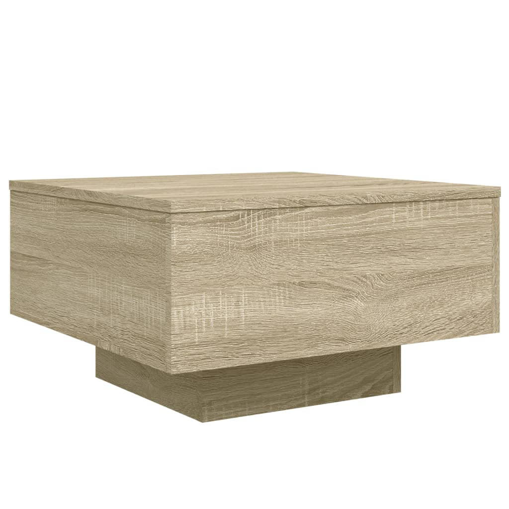Coffee Table Sonoma Oak 55x55x31 cm Engineered Wood