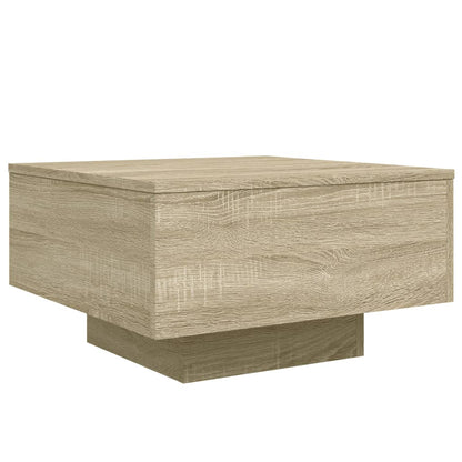 Coffee Table Sonoma Oak 55x55x31 cm Engineered Wood