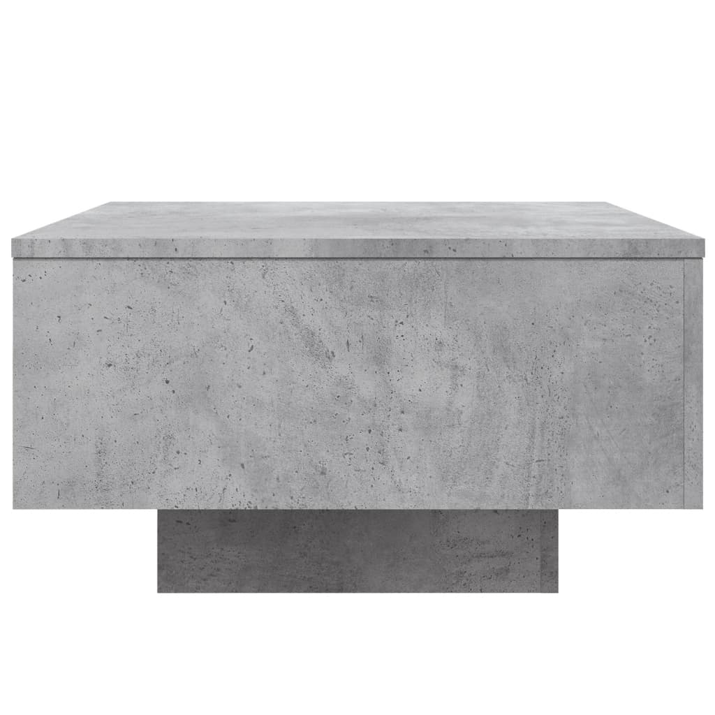 Coffee Table Concrete Grey 55x55x31 cm Engineered Wood