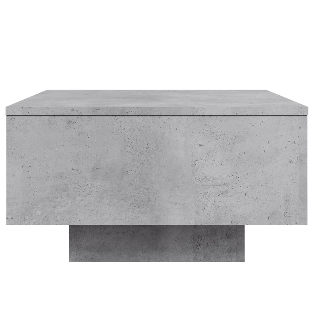 Coffee Table Concrete Grey 55x55x31 cm Engineered Wood