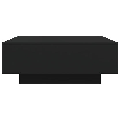 Coffee Table Black 80x80x31 cm Engineered Wood