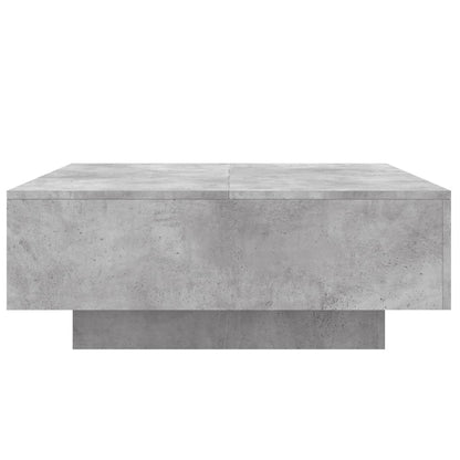 Coffee Table Concrete Grey 80x80x31 cm Engineered Wood
