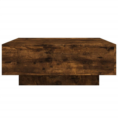 Coffee Table Smoked Oak 80x80x31 cm Engineered Wood